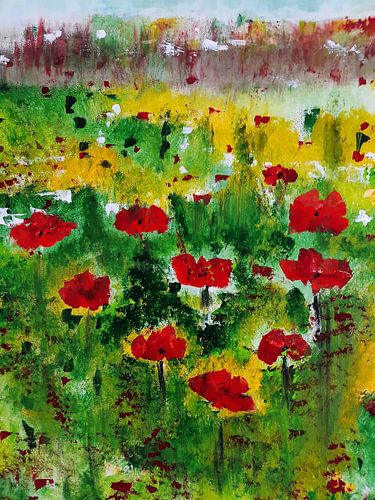 Fleurs dans les champs.