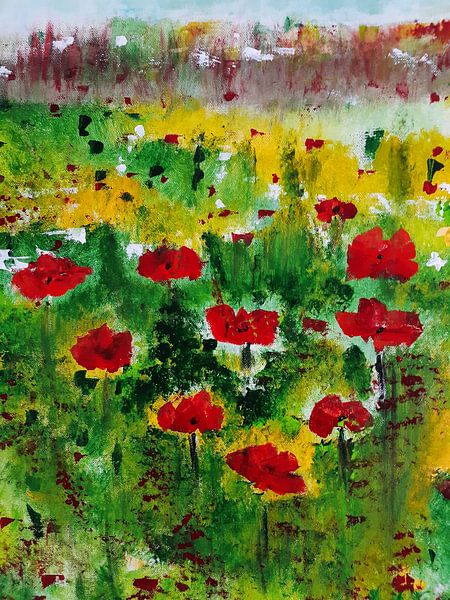 Blumen im Feld. von Jose Leeuwis