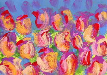 Des tulipes branchées sur ART Eva Maria