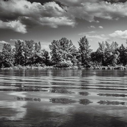 Photographie de paysages en noir et blanc