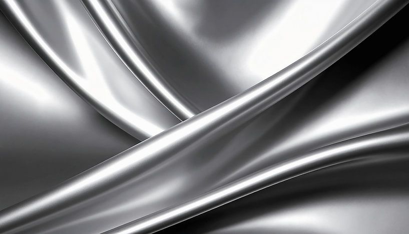 Silber Hintergrund mit Formen von Mustafa Kurnaz