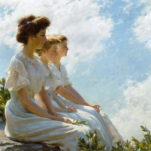 Op hoogte, Charles Courtney Curran - 1909