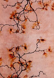 Magnolia wallpaper by Esther Wijntje