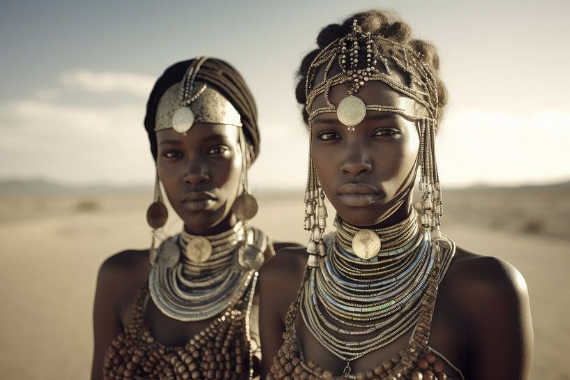 Two African women by Carla Van Iersel