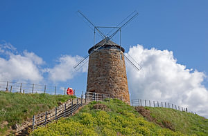 St. Monan's Windmill; Fife Coastal Path; St Monan's Fife;, Schottland