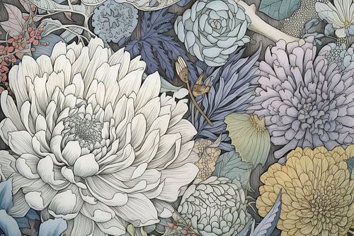 Malerei Serenade der Schatten | Stiller Blick