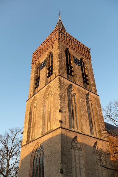 Old church bell tower Ede by Richard Wareham