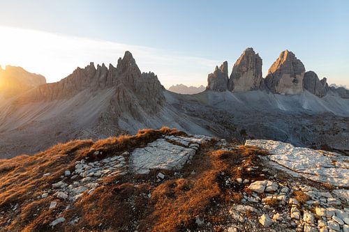 Les sommets lumineux des Tre Cime