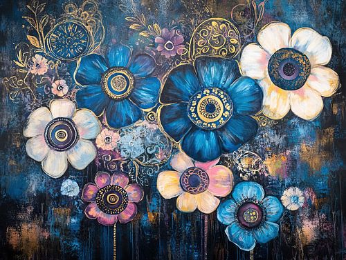 Blumendetail | Bunte Blumen