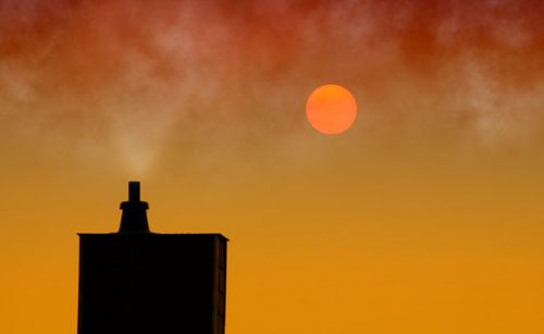 Smoking chimney