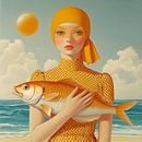 Beach vibes II van Mirjam Duizendstra thumbnail