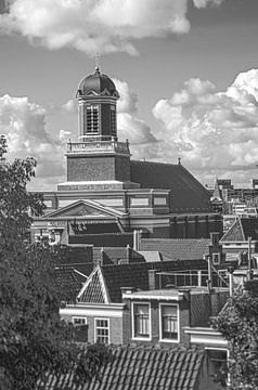 Hartebrugkerk Leiden depuis le Burgt sur Erik van 't Hof