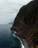 Waterfall in the ocean - Seixal, Madeira (Portugal)