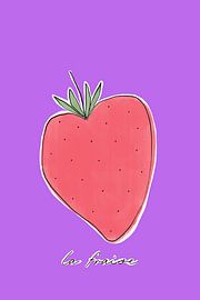 Stylized Strawberry Delight by uplusmestudio