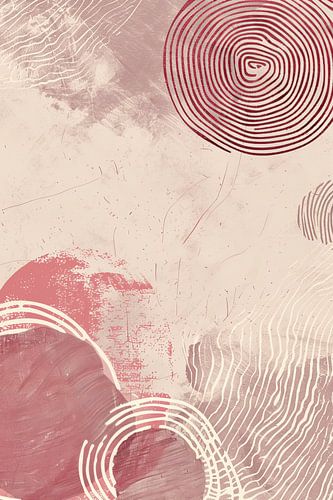 Œuvre d'art abstraite moderne