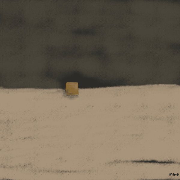 Alone, lonely, simple, abstract. Greenwood by Martin Groenhout