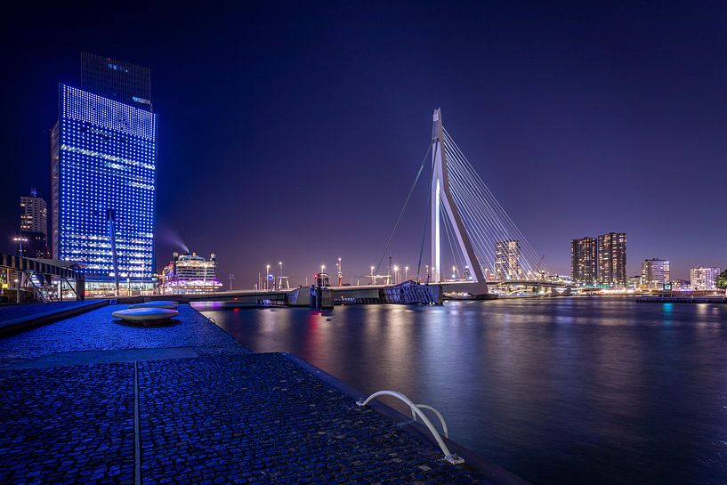 Erasmusbrücke - Rotterdam von Fotografie Ploeg