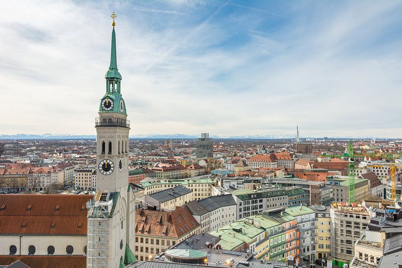 View over Munich by ManfredFotos