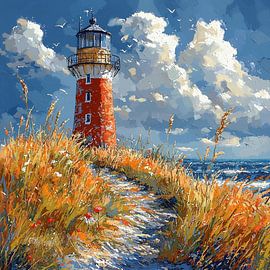 Leuchtturm der Skizze von PixelPrestige