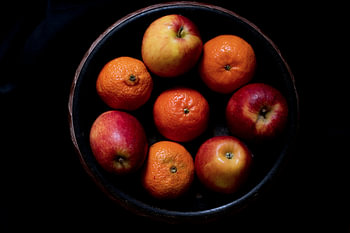 Pommes et mandarines
