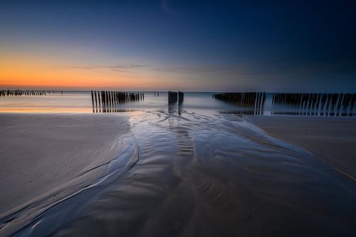 Zonsondergang aan Opaalkust