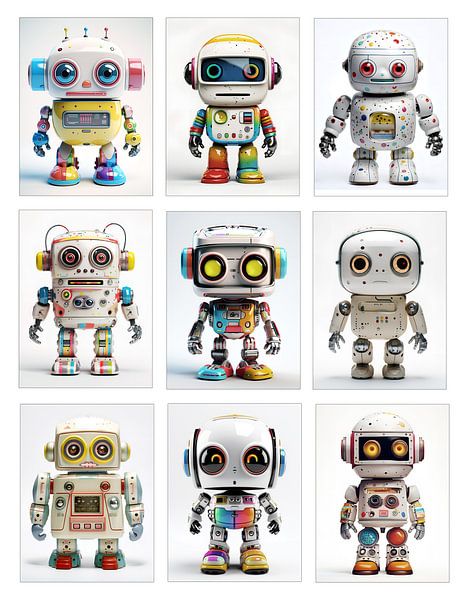 ROBO KIDS / ROBOT VERZAMELING van AHAI depARTment