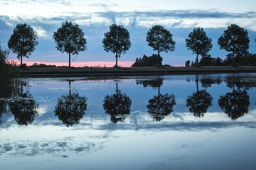 Zonsondergang bij Joure by Jelte Bosma