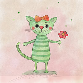 Juffrouw Fröhlich - Dierenillustraties van Anita Gewald
