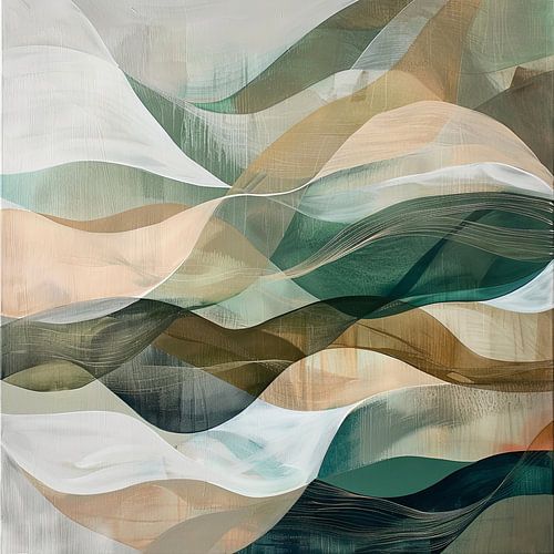 Abstract Waves - Modern Art