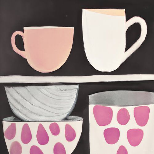 Illustration moderne : "armoire de cuisine"