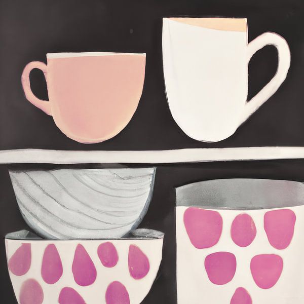 Modern illustration: &quot;kitchen cabinet&quot; by Studio Allee