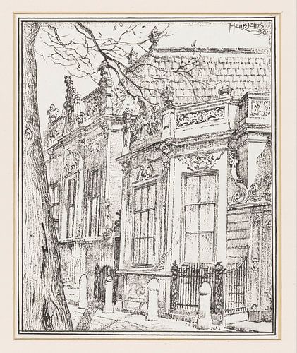 Huib Luns, Het Van Loosen-huis aan de Dijk te Enkhuizen, 1938