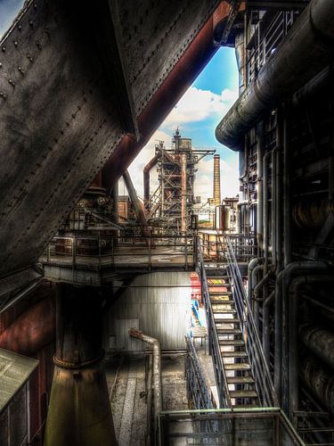 Verlaten fabriek Duitsland HDR