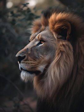 Lion en Afrique V3 sur drdigitaldesign