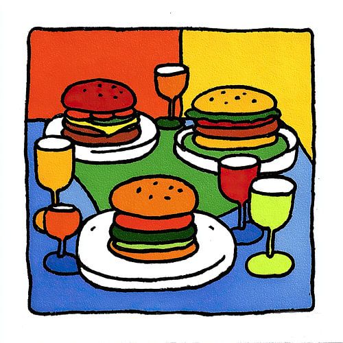 Smakelijke hamburgers