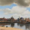 Gezicht op Delft van Vermeer