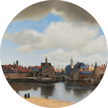 Gezicht op Delft van Vermeer