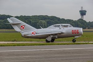 Mikojan-Gurewitsch MiG-15UTI auf dem Luftwaffenstützpunkt Wolkel.