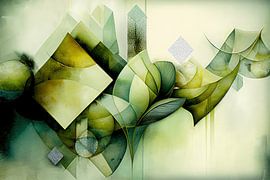 Abstract green by Bert Nijholt