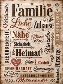 Familie – Zuhause voller Liebe und Geborgenheit von artefacti