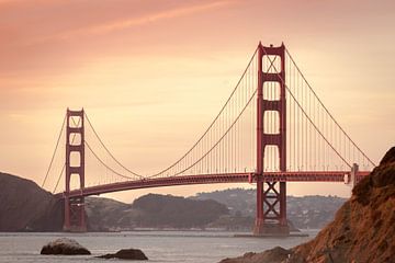 San Francisco - Golden Gate Bridge II van Walljar