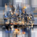 Amsterdam Geometrisch von Preet Lambon Miniaturansicht