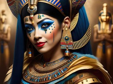 A portrait of an Egyptian princess by Retrotimes