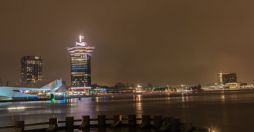 Amsterdam Noord met EYE filmmuseum van Paul Tolen