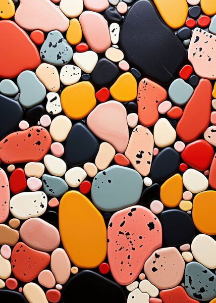 Terrazzo pattern art 1 #terrazo by JBJart Justyna Jaszke