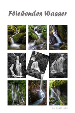 Collage "Stromend water" | 9 landschapsfoto's van Flatfield