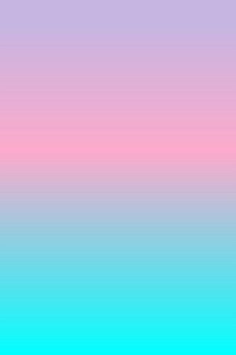 Abstract landschap van zonsondergang of zonsopgang in neon mintgroen en roze