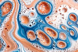 Art abstrait avec des bulles et des liquides sur Art & Soul Creations