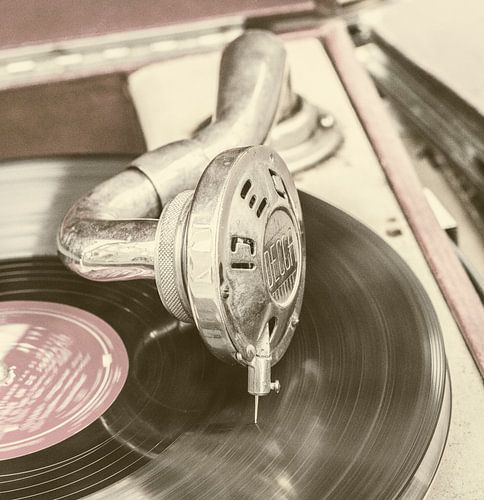 Vintage record player