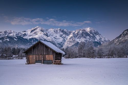 Winter in Werdenfelser Land van Markus Weber